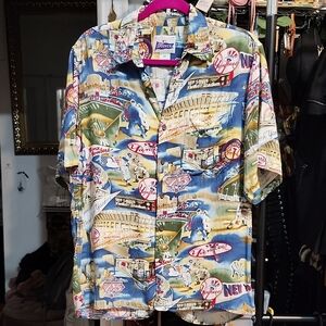 Vintage New York Yankees Hawaiian Shirt - Multicolor